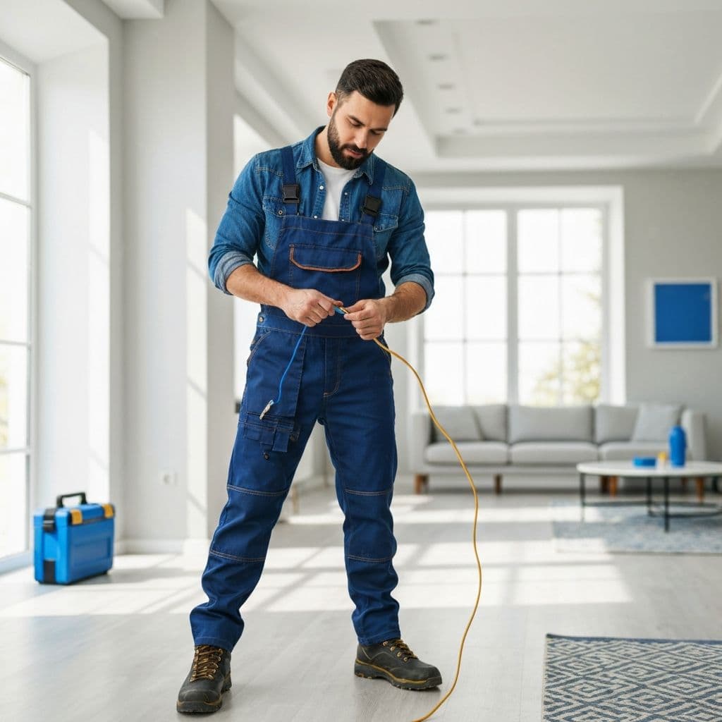 Meseriaș profesionist la lucru